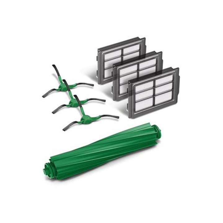 Set accesorii schimb pentru aspirator robot 7 piese, filtru, perii, universal, multicolor