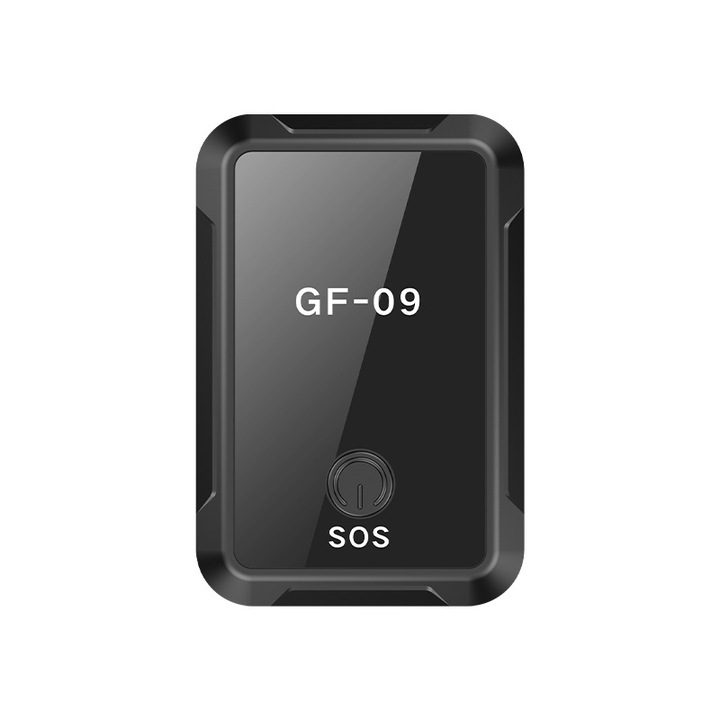 Мини GPS локатор за кола, проследяване в реално време, черен