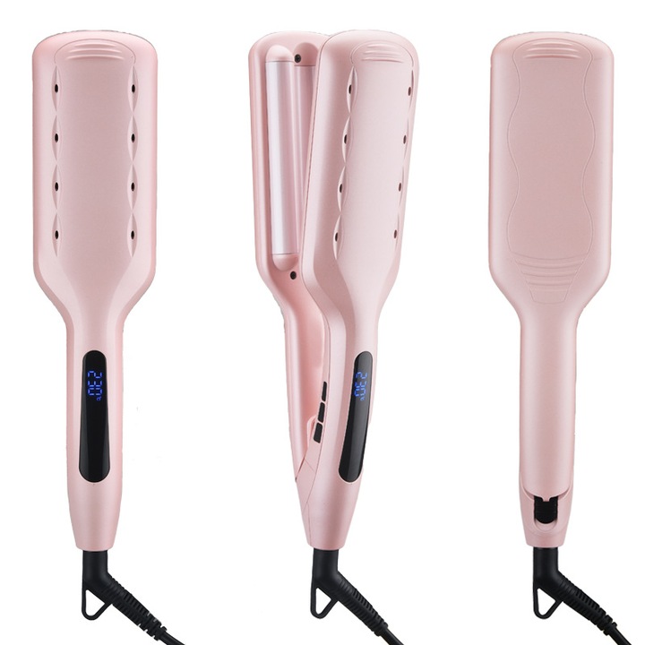 Perie de par electrica, stilizator par, negru
