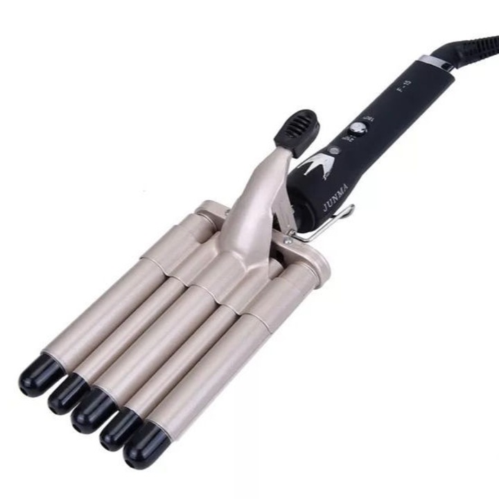 Ondulator par F-15, auriu, 170-220C, 2 trepte temperatura