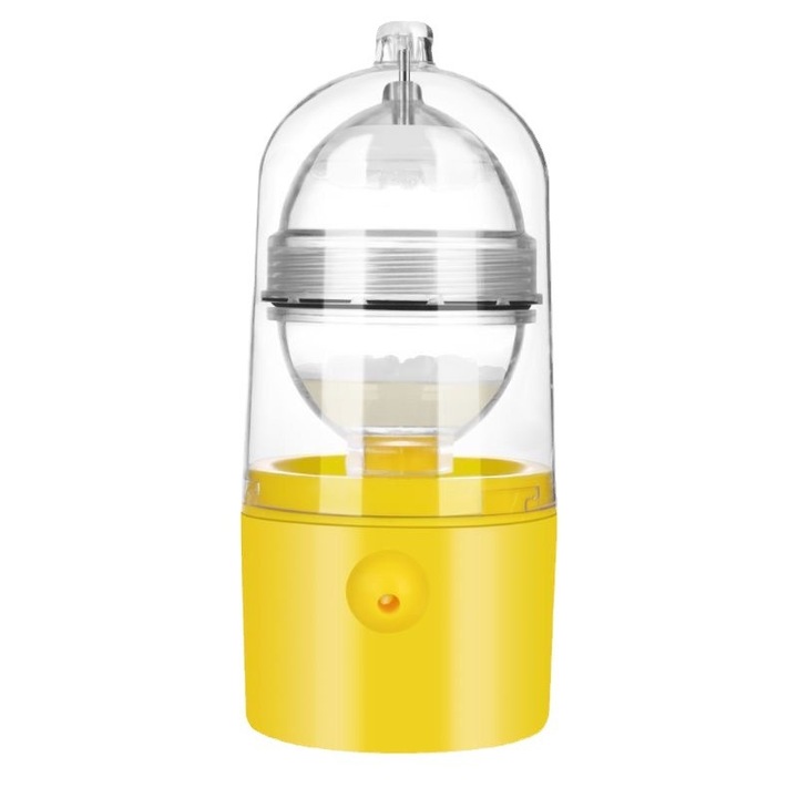 Feliator oua fierte, corp rezistent, fire inox, galben, antiderapant