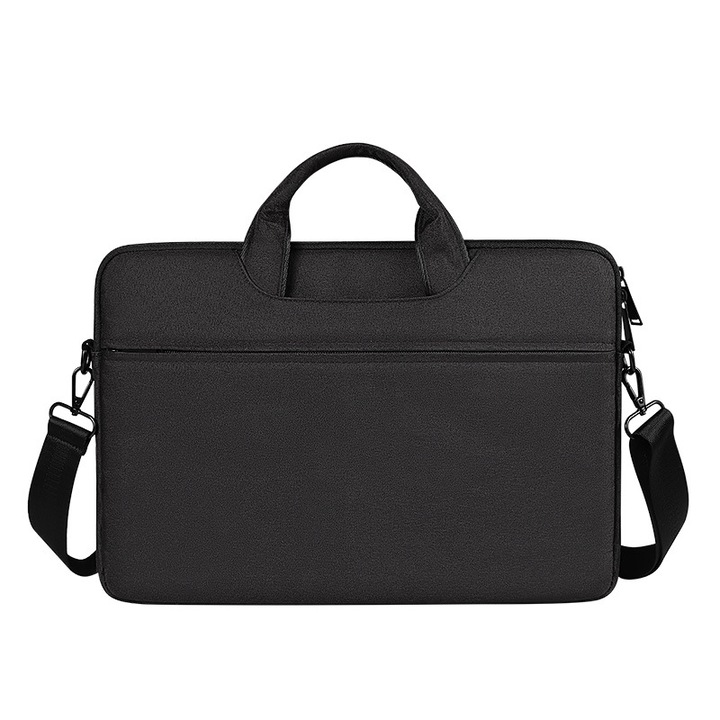 Unisex laptop táska 13.3 inch hordozható válltáska fekete