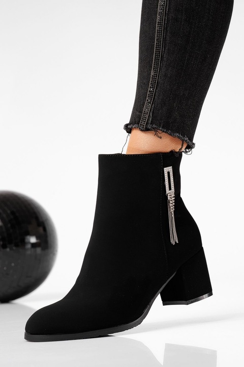 Botine dama, OneFashionRoom, Beatrice 22646, Negru, 37 EU