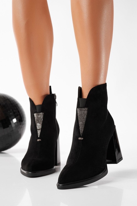 Botine dama, OneFashionRoom, Eda 22849, Negru