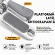 Сгъваема тротинетка за деца 3 в 1 със седалка, светещи LED колела, Qova®, вградена музика, превъзходна стабилност с 3 колела, регулируема височина 67-87 см, интелигентна система за управление, задна спирачка, бял/сив