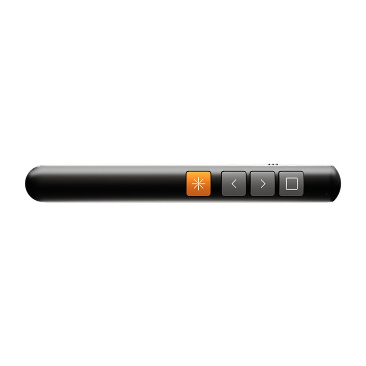Prezentator wireless, telecomanda, lumina rosie, USB 2.4 GHz, negru