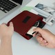 Kwmobile kábelrendező táskák, ütés- és karcolásálló, neopren és textil, piros