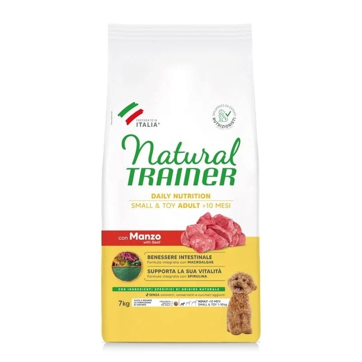 Natural Trainer – Sensitive – Dog Mini Adult cu Vita - 7kg