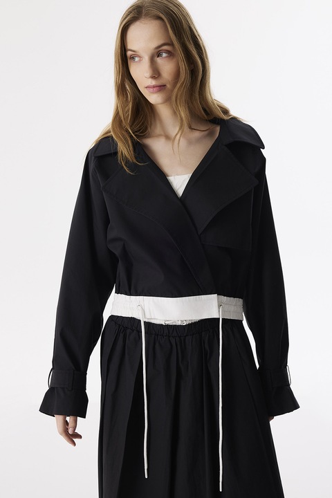 Twist, Jacheta sucrta cu terminatie contrastanta, Negru