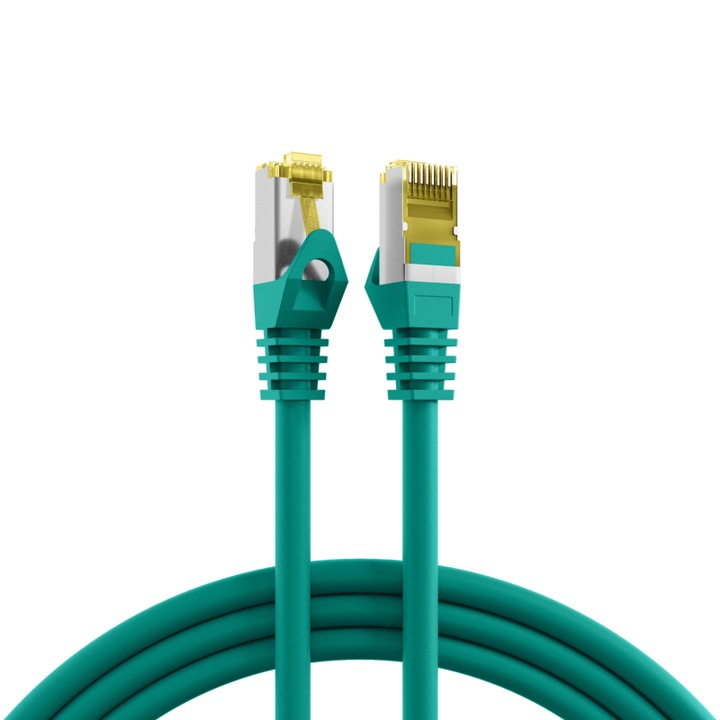 Patch kábel EFB RJ45 Cat.6A S/FTP Cat.7, 2m, Zöld