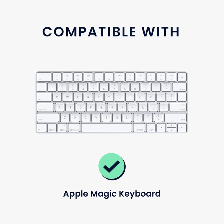 Калъф за клавиатура Kwmobile за Apple Magic Keyboard, от (плат), многоцветен, защита от прах и драскотини
