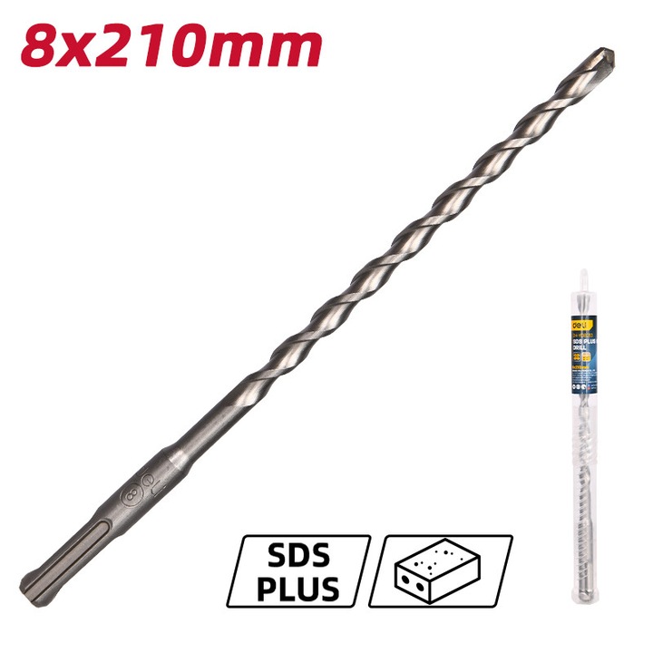 SDS Plus fúrókalapács fúrófej 8x210 mm EDH-Y08210 YELLOW SOROZAT
