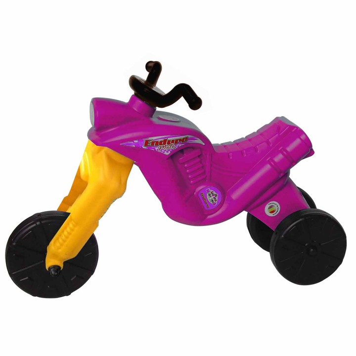 Tricicleta copii fara pedale Motor Enduro Ville Roz