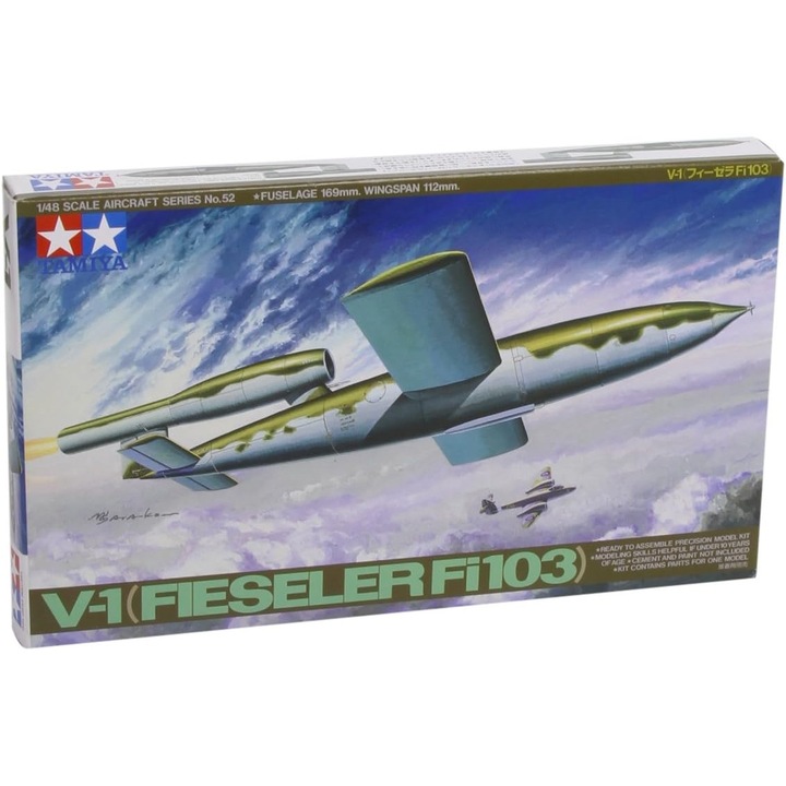 Model Assemblare Tamiya 1:48 V-1 German V-1 Fiseler FI103