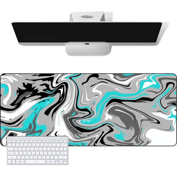 Egérpad gaming 90x40cm, természetes gumi, víz- és foltálló