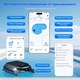 Робот за почистване на басейни AIRROBO, соларно зареждане, 20ч автономност, 180 мм филтрация, 6Л резервоар, 5 режима на почистване, 50 см