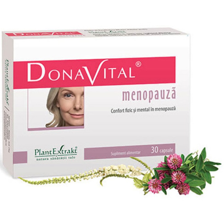 Donavital Menopauza Capsule, Plantextrakt, 30 capsule