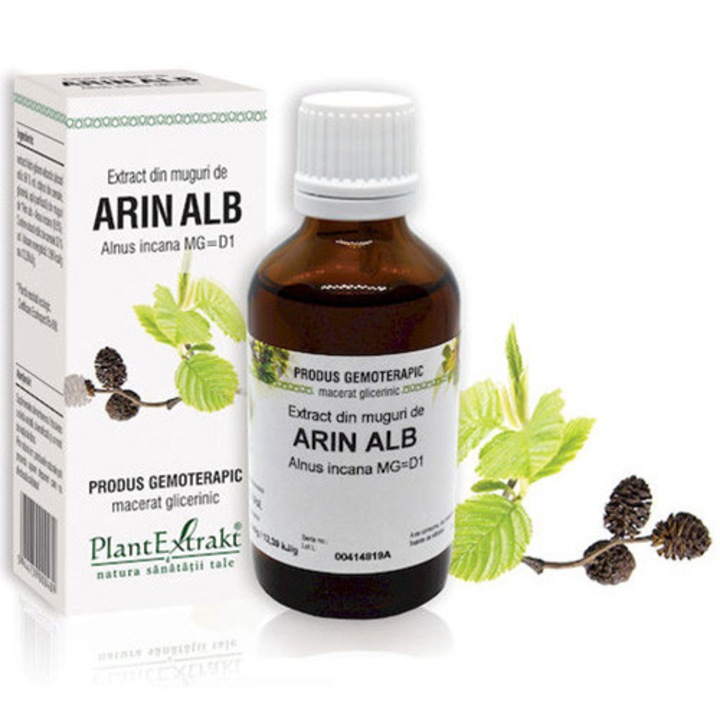 Extract Din Muguri De Arin Alb, Plantextrakt, 50 ml