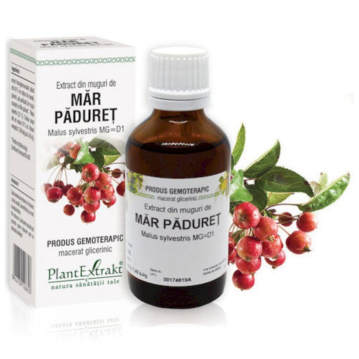 Extract Din Muguri De Mar-Paduret - Malus Sylvestris Mg=D1, Plantextrakt, 50 ml