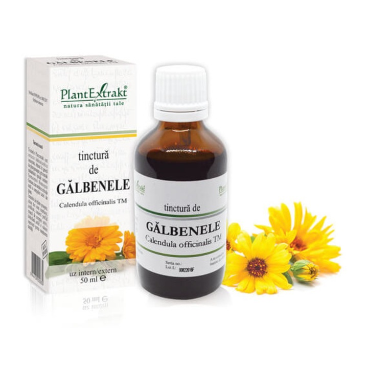 Tinctura De Galbenele - Calendula Officinalis Tm, Plantextrakt, 50 ml
