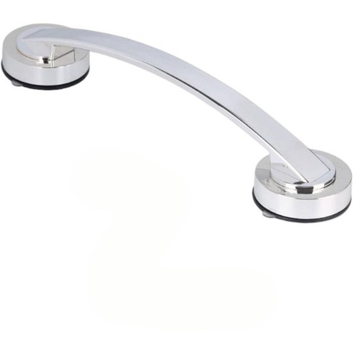 Maner cu ventuza pentru usi glisante, 29.5x6.5cm, argintiu