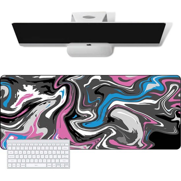 Egérpad gaming 90x40cm, prémium anyag, csúszásmentes, víz- és foltálló