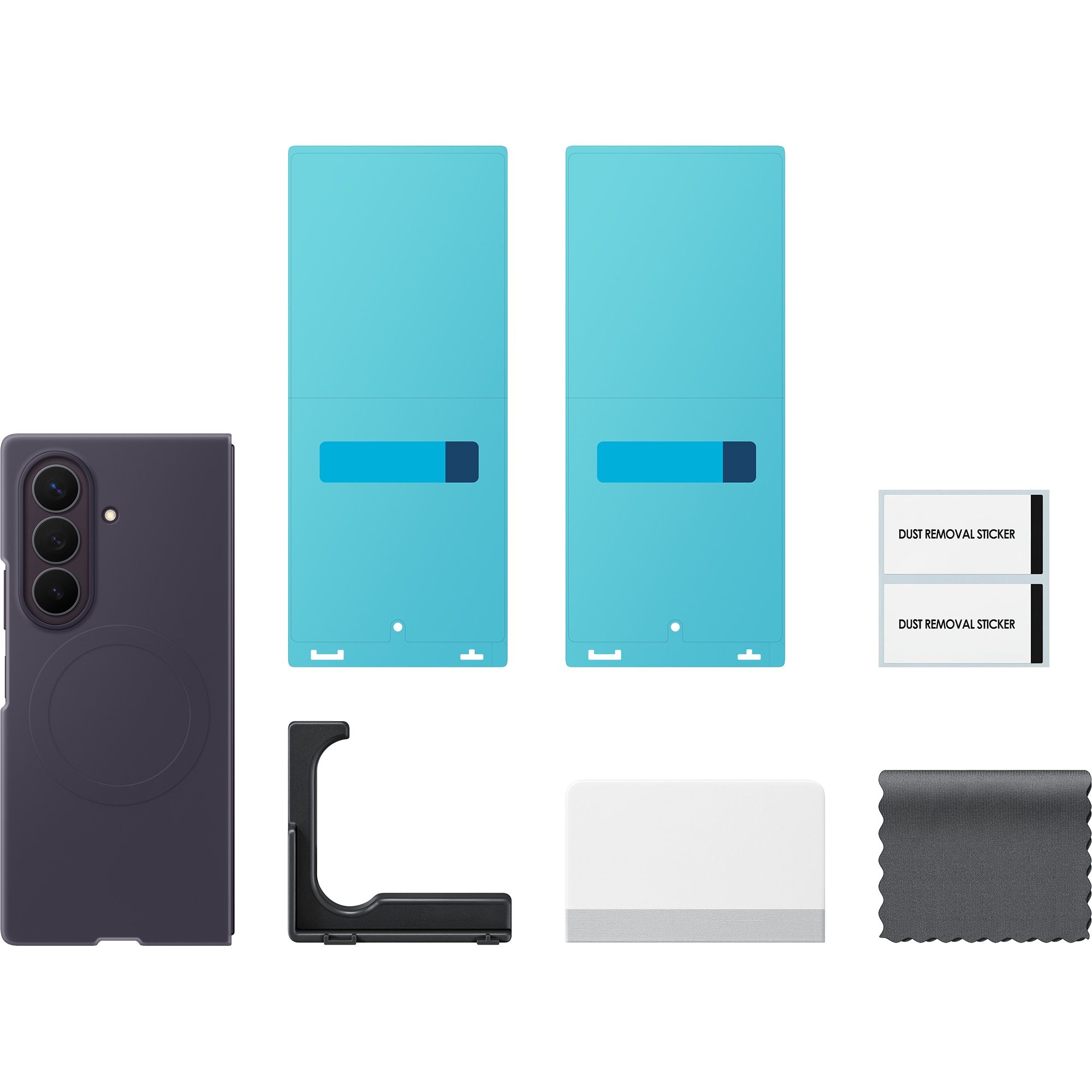 Husa de protectie Samsung pentru Galaxy Fold8 Ultra, Silicone Magnet, Violet