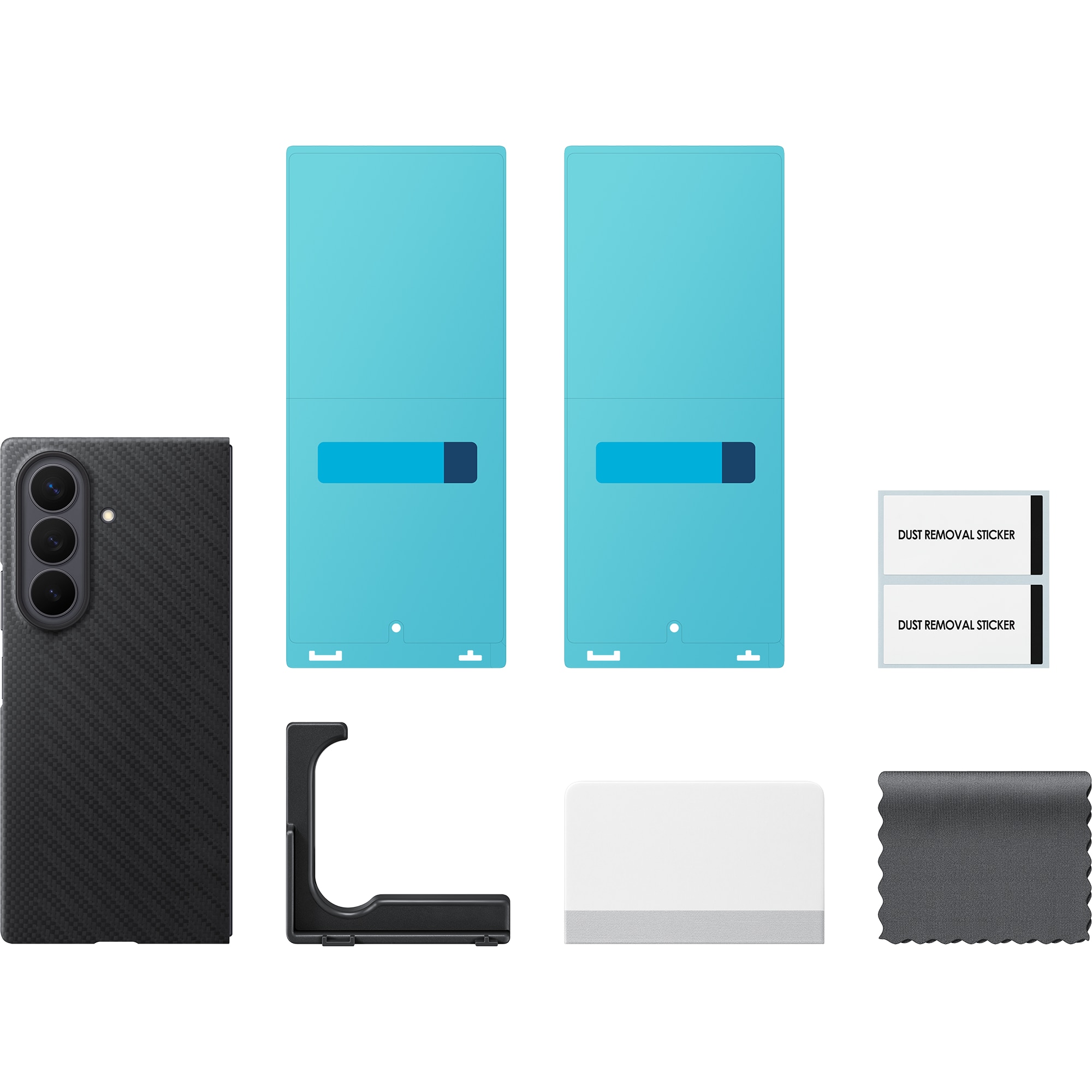 Husa de protectie Samsung pentru Galaxy Fold8 Ultra, Carbon Magnet, Black