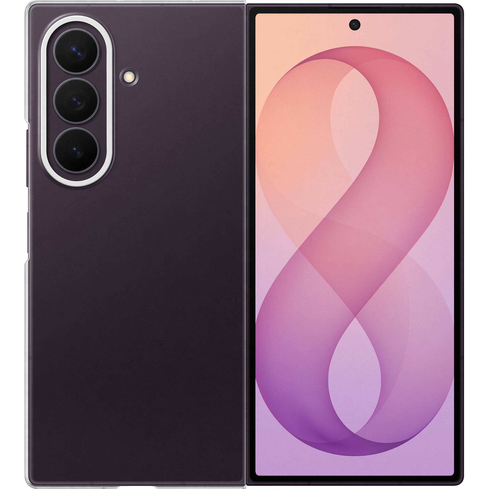 Husa de protectie Samsung pentru Galaxy Fold8 Ultra, Clear, Transparent