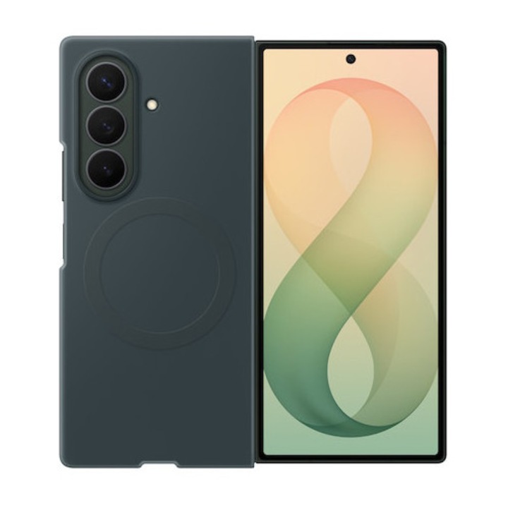 Husa de protectie Samsung pentru Galaxy Fold8 Ultra, Silicone Magnet, Green