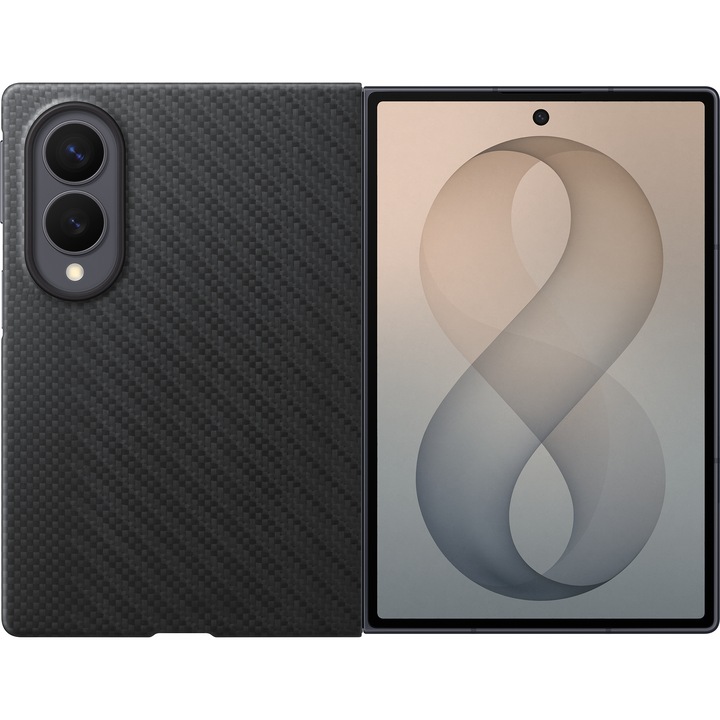 Husa de protectie Samsung pentru Galaxy Fold8, Carbon Magnet, Black
