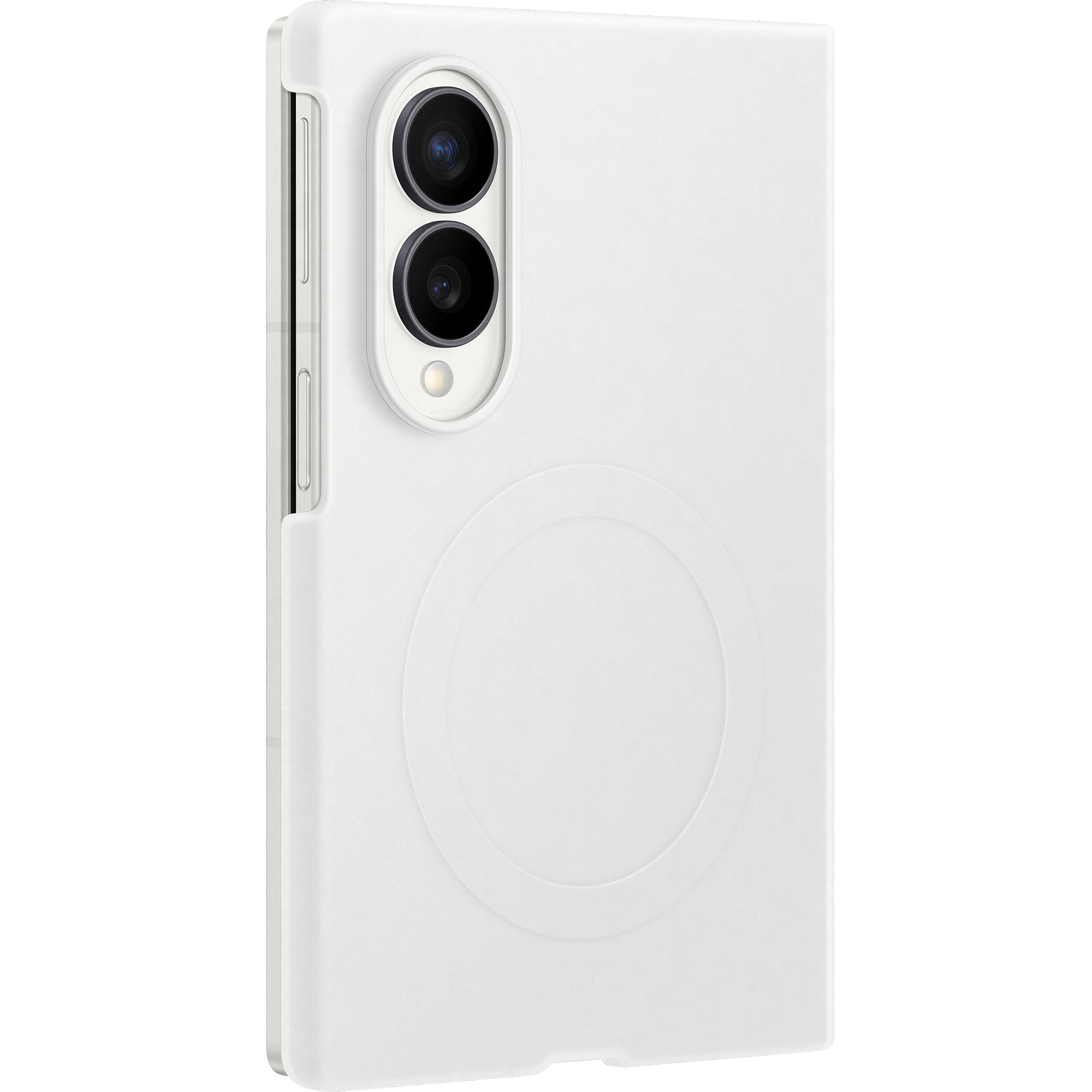 Husa de protectie Samsung pentru Galaxy Fold8, Silicone Magnet, White