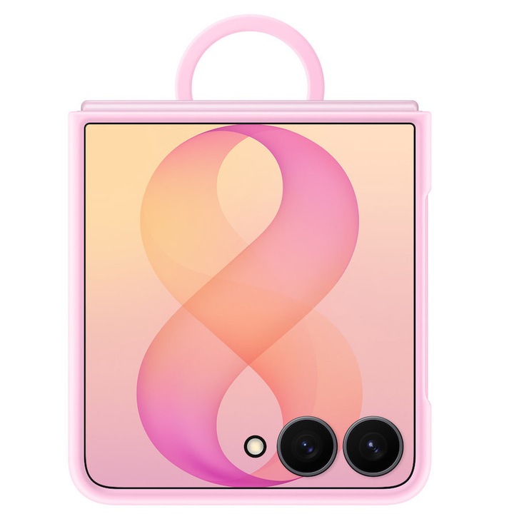 Husa de protectie Samsung pentru Galaxy Flip8, Silicone Ring Magnet, Violet