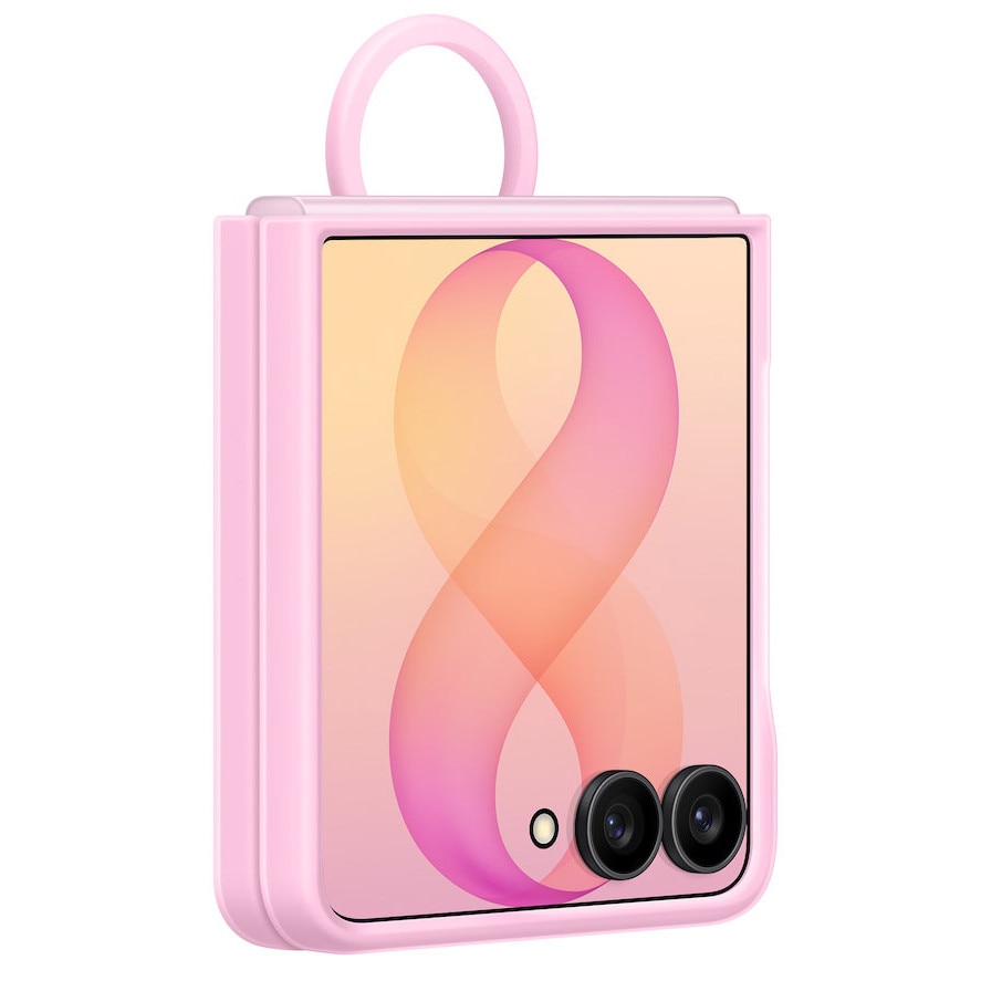 Husa de protectie Samsung pentru Galaxy Flip8, Silicone Ring Magnet, Violet