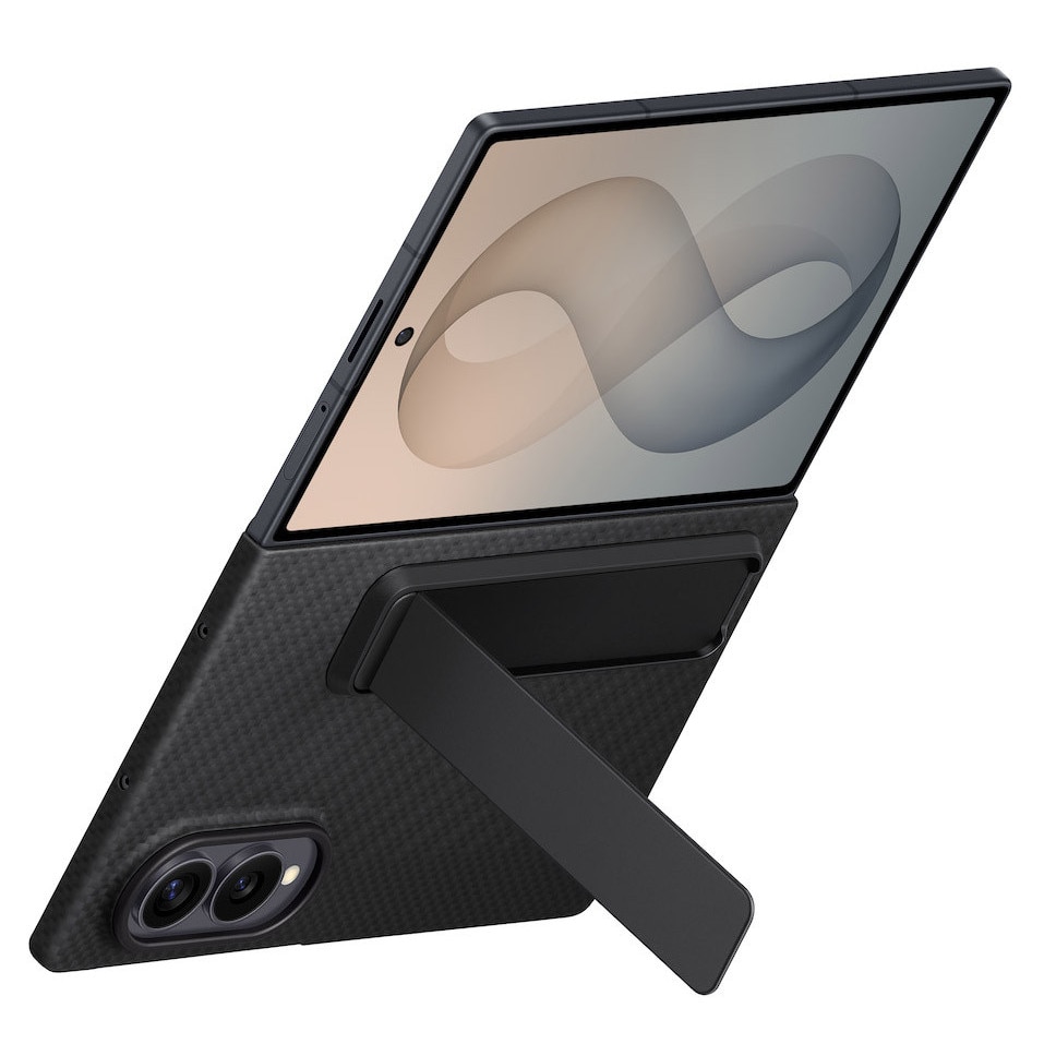 Husa de protectie Samsung pentru Galaxy Fold8, Carbon Standing, Black