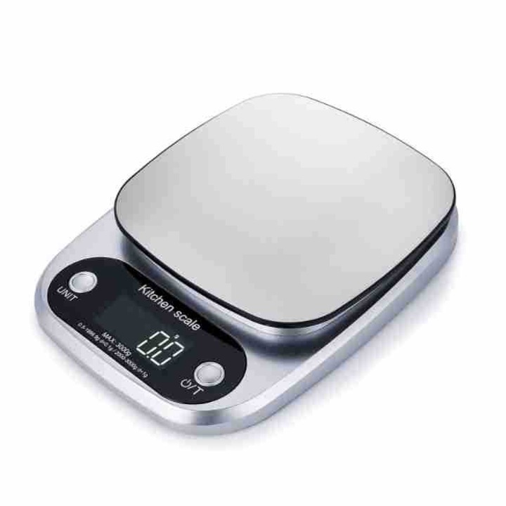 Cantar de bucatarie digital, precizie inalta, suprafata impermeabila, 10kg1g, portabil