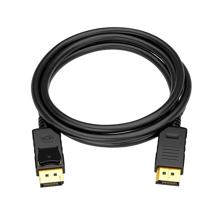 Cablu DisplayPort 4K negru