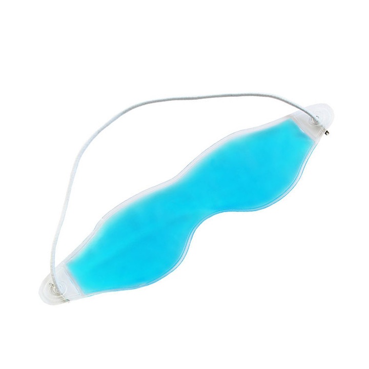 Masca gel pentru ochi relaxanta, albastru