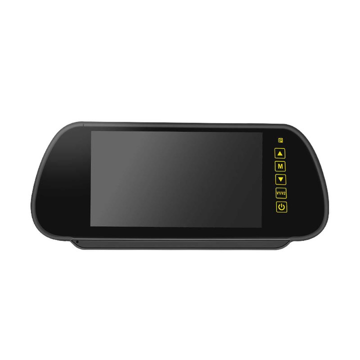 Monitor auto LCD digital 7 inch pentru camera parcare, negru