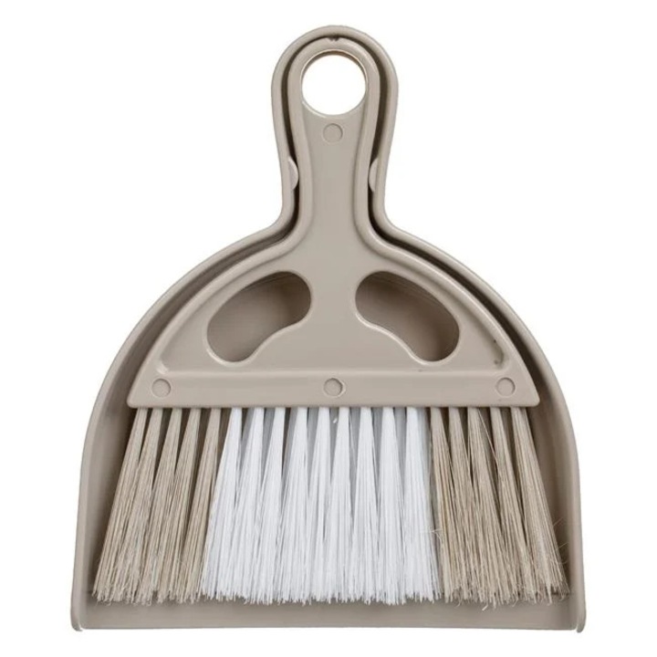Set faras si maturica plastic bej 17x20cm