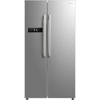 Frigider Side By Side Heinner HSBS-M548NFINVXE++, 548 L, Clasa E, Full No Frost, Inverter, Control electronic, 176 cm, Inox