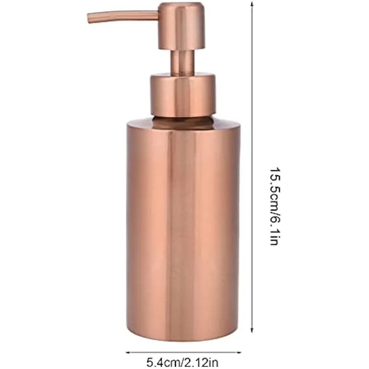 Dispenser sapun si lotiune inox 250ml, argintiu