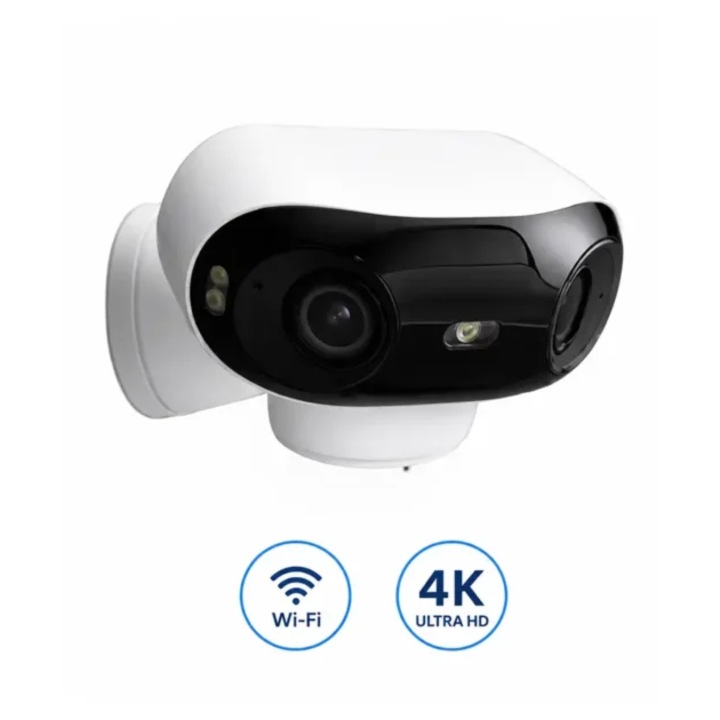 Reolink Argus B740X (Argus 4 Pro) 4K WiFi 6 Батерийна IP Камера, 180° Панорамен Обхват, ColorX Цветно Нощно Виждане, AI Разпознаване, PIR Сензор, IP66