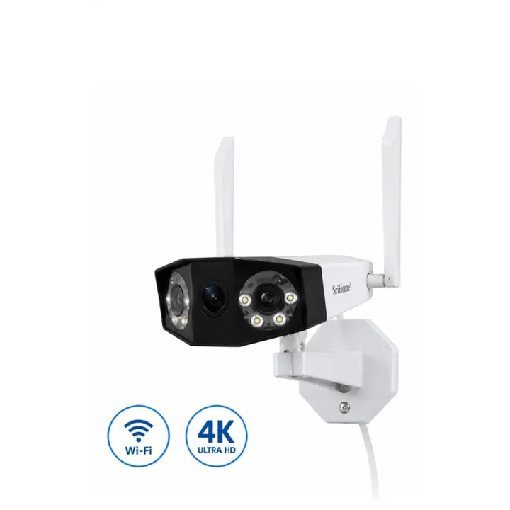 Reolink Duo Series W730 (Duo 2 WiFi) 4K WiFi 6 IP Камера, 180° Панорамен Обхват, Dual-Lens, AI Разпознаване, Цветно Нощно Виждане, LAN, IP67