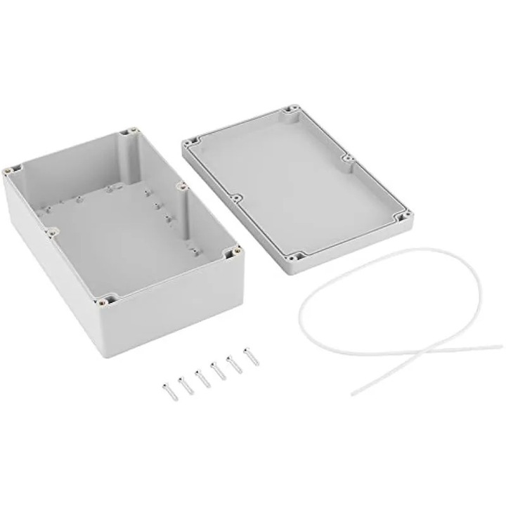 Cutie plastic rezistenta, etansa IP65, 230x150x85mm, set cu suruburi