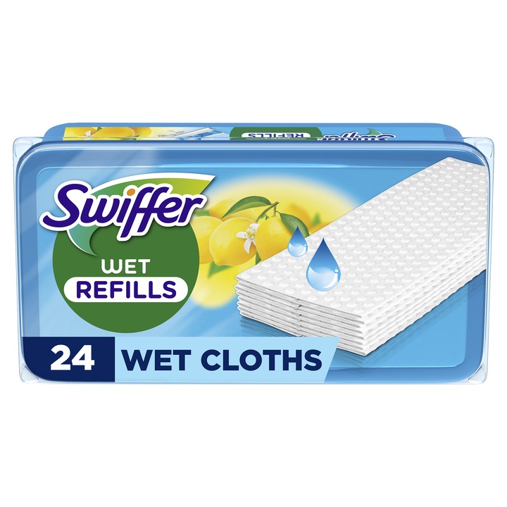 Swiffer nedves utántöltő, citrom, 24 db