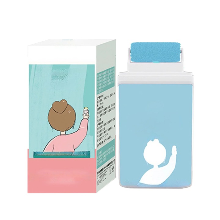Perie rola mica pentru perete, 100ml, alb, 12x6x4cm