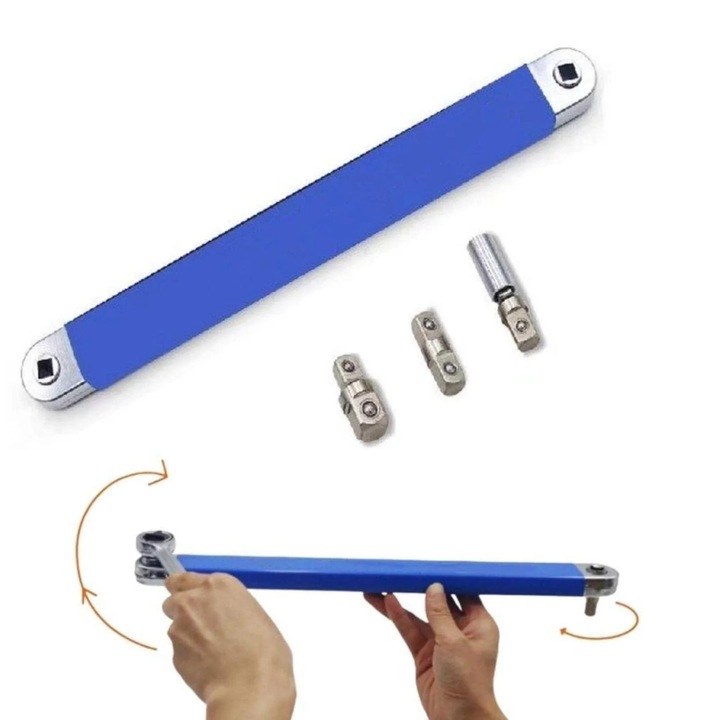 Extensie universala 15 inch, otel inoxidabil, compacta, 39x3.5x3 cm