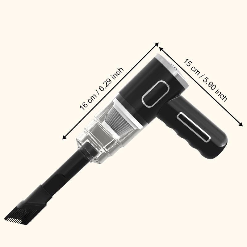 Aspirator multifunctional ZYBLSSBB fara fir negru autonomie lunga