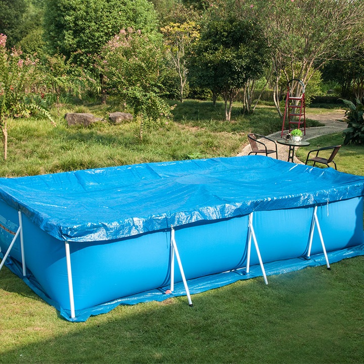 Husa piscina, material PE gros, impermeabil, 224x154cm